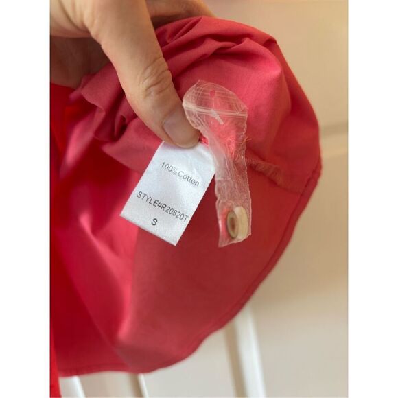 NwOT Tuckernuck Poppy Pink Royal Shirt Dress, small $168 - Picture 8 of 10